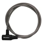 Master 8154DPF Vinyl Integrated Keyed Locking Cable 6 Ft. X 3/8 In. - Deal. Fixed Price $8.93.