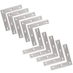 Flat Shaped Corner Bracket, Tiberham 10 Pcs 80 X Mm Stainless Steel Right. Fixed Price $14.16.