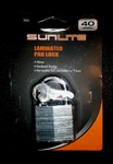 Sunlite Stainless Steel Laminated Padlock 40MM With Two Keys. Fixed Price $6.95.