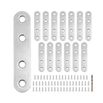 14PCS 2.99'' X 0.63'' Straight Brace, Stainless Steel Flat Bracket, Metal Bra.... Fixed Price $24.89.