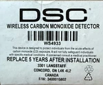 Dsc WS4933 Wireless Carbon Monoxide Detector New In Box. Fixed Price $85.00.