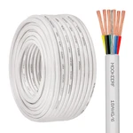Mookeerf 18/6 Shielded Wire 18AWG Conductor 100FT Plenum Cable White. Fixed Price $136.48.
