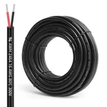 Amzdepot 16AWG Electrical Wire, Gauge 2 Conductor 50FT, Black. Fixed Price $34.52.