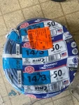 Southwire Building 14 Ga, 3 Conductor 15 Amp 600 V 90 Deg 50 ' Blue. Fixed Price $43.69.