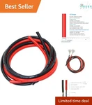 10 Gauge Silicone Wire 20FT Red Black Flexible Tinned Copper High Temp. Fixed Price $33.97.