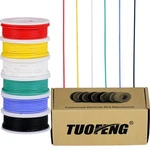 Tuofeng 22AWG Flexible Silicone WIRE,22 Gauge Tinned Copper Wires Silico.... Fixed Price $23.03.