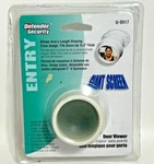 Defender Security U-9917 Door Viewer Fits Up To 2" Thick Giant Screen White. Fixed Price $19.95.