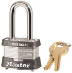 Masterlock U008927 No. 3 Steel Laminated Padlock 1-1/2" Long Shackle Keyed Ali. Fixed Price $32.62.