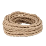 Helunsi 32.8FT Twisted Electric Rope Light, 18/2 Hemp Covered Lamp Twist.... Fixed Price $35.63.