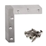 Ulifestar 4 Pack Stainless Steel Shape Flat Corner 120 X Mm, Silver. Fixed Price $17.19.