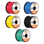 1000 Ft 14 Gauge Primary Automotive Wire 5 Roll Pack 200 Copper Clad Aluminum. Fixed Price $68.99.