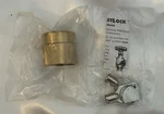 Flow Security Faucet Lock Heavy Duty Brass Construction Unused. Fixed Price $8.00.