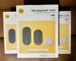 Yale Approach Lock W/ Wi-fi & Keypad Touch Black Suede *brand New Sealed* X1. Fixed Price $179.99.