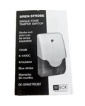 Wbox Indoor/outdoor Siren Blue Strobe Single Tone Tamper Switch New E10. Fixed Price $17.55.
