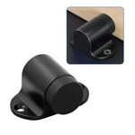 Floor Mount Stopper, Heavy Duty Flat Black With Rubbe.... Fixed Price $13.72.
