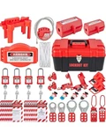 Vevor 42 Pcs Tagout Kits Electrical Safety Lockouts,hasps,tags S5. Fixed Price $43.46.