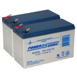 Power-sonic 12V, 7AH, F2, Replaces Platinum ACTP715 Swing Gate Operator Pack. Fixed Price $43.99.