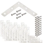 Joyangy 20PCS 3 Inch Silver Flat Shape Braces 80X80 Mm,. Fixed Price $16.27.