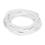 Electric Copper Core Flexible Silicone Wire Cable White 10M 32.8FT (24AWG 20KV). Fixed Price $39.36.