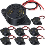 8 Pcs Dc 3-24V 95DB Electronic Buzzer Active Piezo Alarm Sounder Continuous Tone. Fixed Price $10.71.
