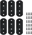 Tulead Black 4-HOLE Brace Melding Plates Straight 3.7"X1.5",. Fixed Price $20.41.