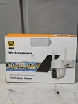 +4MP Wireless Camera Wire-free Ptz Home Security With Solar Power. Fixed Price $35.00.