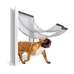 Large Dog Door Exterior Aluminum 12.2 18 Cutout Weatherproof White. Fixed Price $63.32.