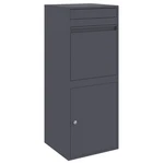 Parcel Drop With Storage Lock Outdoor Mailbox Modern Vidaxl. Fixed Price $162.99.