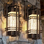 2 Pack Dusk To Dawn Outdoor Front Porch Light Fixtures Wall Mount Gold Brushed. Fixed Price $179.99.