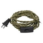 Uxcell 15FT 18/2 Cloth Covered Lamp Cord With Plug, 18AWG, Linen Color. Fixed Price $27.03.