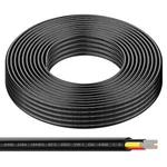 Geosiry 18 Gauge 3 Conductor Wire, Stranded Tinned Copper 55FT,. Fixed Price $25.70.