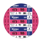 Southwire Romex Simpull Electrical Gauge 3 Conductor 100FT Nmb/g. Fixed Price $292.42.