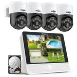 Hiseeu 8MP Poe Security Set 12 Inch Nvr 4 3TB Hdd IP66. Fixed Price $753.79.