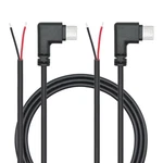 Maixbomr Right Angle Usb To 2 Pin Bare Wire Open 1 Meter / 3 Feet, Black. Fixed Price $13.35.