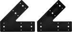 45 Degree Flat Bracket (2 Pc) With Powder Coating As Mending Plate, Angled. Fixed Price $52.99.