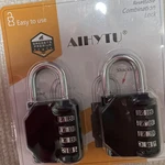 Durable 2.6-INCH Shackle Combination Lock Set Ideal For School & Outdoor Use. Fixed Price $18.99.