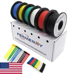 Fermerry 22 Awg Stranded Wire Spool 100FT 6 Colors Flexible Silicone Hook Up. Fixed Price $62.09.