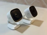 2-PACK Alarm.com ADC-V515 Indoor 1080P Wi-fi Security Cameras White Used Clean. Fixed Price $59.99.