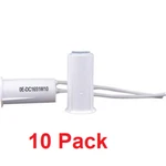 Wbox 0E-DC1651W10 Magnetic Contact Press Fit 3/8" Stubby White Pack. Fixed Price $35.99.