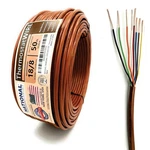 18/8 50FT. National Wire&cable Thermostat Doorbell Hvac 18AWG-8C, Brown. Fixed Price $57.24.