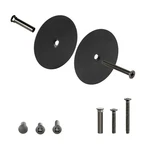 Naubea 1 Pack Door Knob Hole Cover Plate Matte Black Deadbolt. Fixed Price $12.03.