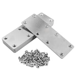 Mountain Ark 10 Pack 5-1/2" X Flat Mending Plate, 201 Stainless Steel Stra.... Fixed Price $31.86.