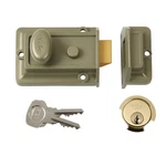 Yale P-77-ENB-PB-60 Traditional Nightlatch 60MM Electro Nickel Brass Finis. Fixed Price $62.12.