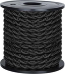 Ul Listed 50FT Twisted Cloth Covered Wire, CARRY360 Antique Industrial Electro. Fixed Price $37.69.
