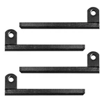 Unique Home Designs Flush-mount Brackets With Screws Black 4 Pack. Fixed Price $19.99.