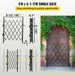 Single Folding Security Gate, Scissor Gate/door With Padlock. Fixed Price $125.90.