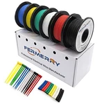 Fermerry 22 Awg Stranded Wire Spool 5FT Each 6 Colors Flexible Gauge Silicon. Fixed Price $25.39.