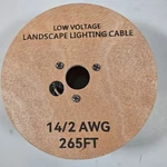Frudrik 265 Ft Low Voltage Landscape Lighting Wire, 14/2C, Str, Black. Fixed Price $76.49.