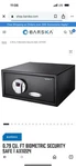 Barska Biometric Keypad Postal Safe. Fixed Price $124.99.