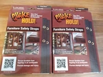 New Quake Hold Adjustable Furniture Brown- #4162- Boxes 3 Straps. Fixed Price $8.99.